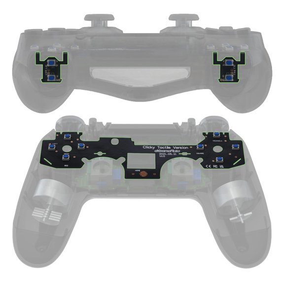 Kit Clicky personalizado ExtremeRate para el controlador PS4 CUH-ZCT2