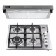 thumbnail image 1 of Combo Parrilla 4 Quemadores 60 Cm Y Campana Extractora Slim Arol, Acero Inoxidable, Modelos P-in4q59b Y Csi-60ai, 1 of 4