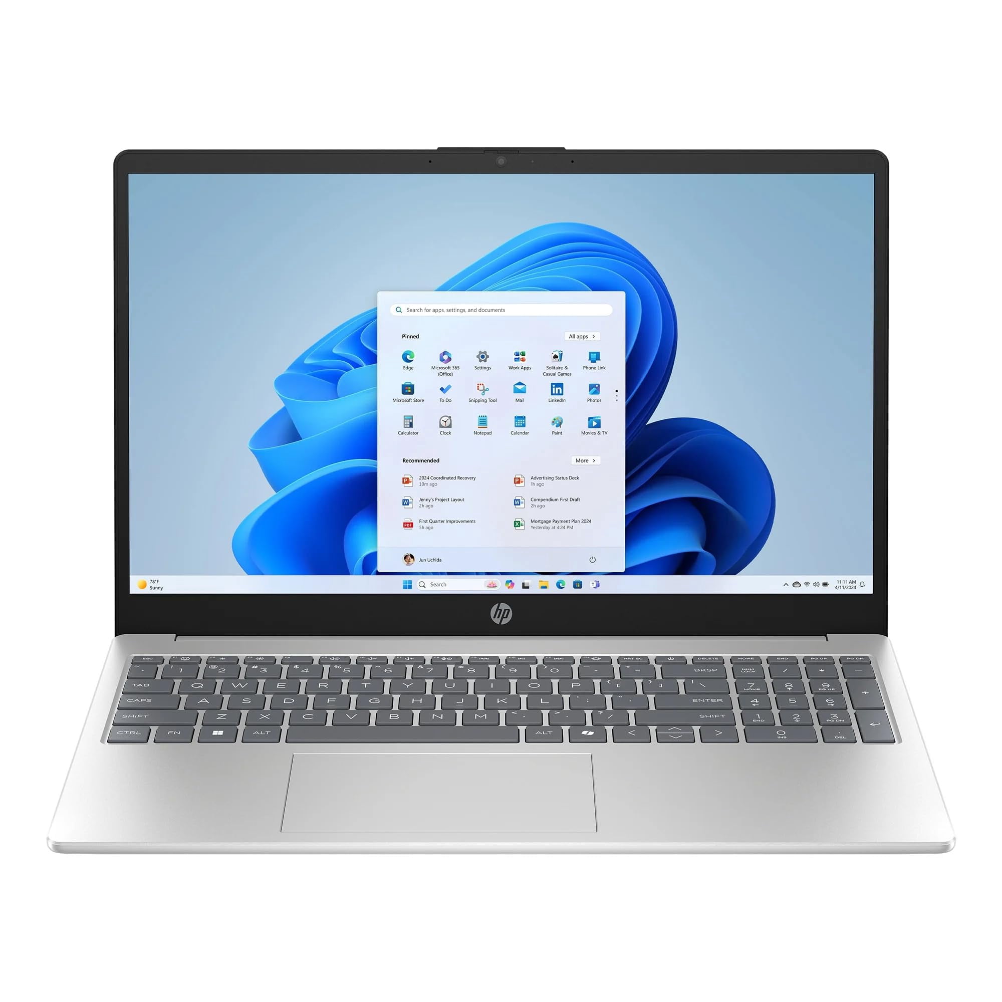Ordenador portátil HP táctil FHD de 15,6 pulgadas AMD Ryzen 7 16 GB 512 GB SSD