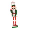 thumbnail image 2 of Adorno navideño de cascanueces, figura tradicional de juguete, 9,84 pulgadas, figura de utilería para fotos D, 2 of 9