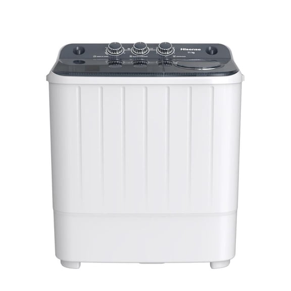 Lavadora Hisense Semiautomática de  11 Kgs blanca