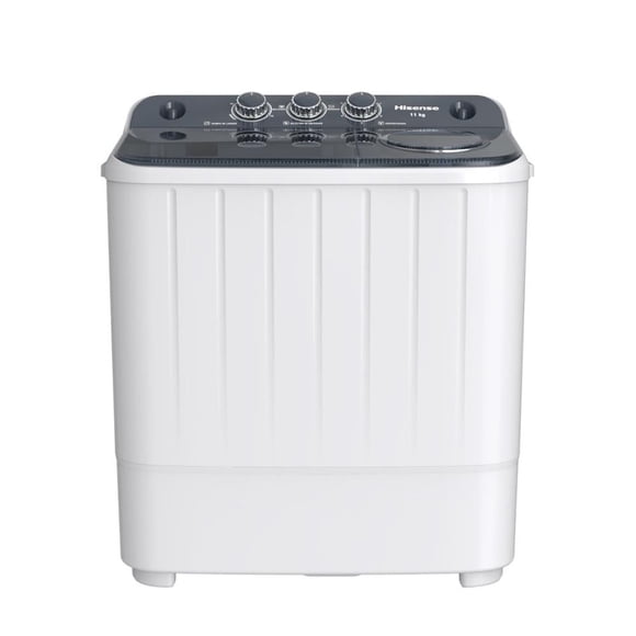 Lavadora Hisense Semiautomática de  11 Kgs blanca