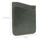 thumbnail image 5 of Tarjetero Vertical Unisex Piel Genuina Pull Up Compacto verde, 5 of 6