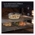 thumbnail image 2 of Set 3 Recipentes Redondos De Vidrio Cookify, Tapa Hermética | Contenedores Resistentes Sin Bpa, Aptos Para Horno, Congelador, 2 of 6