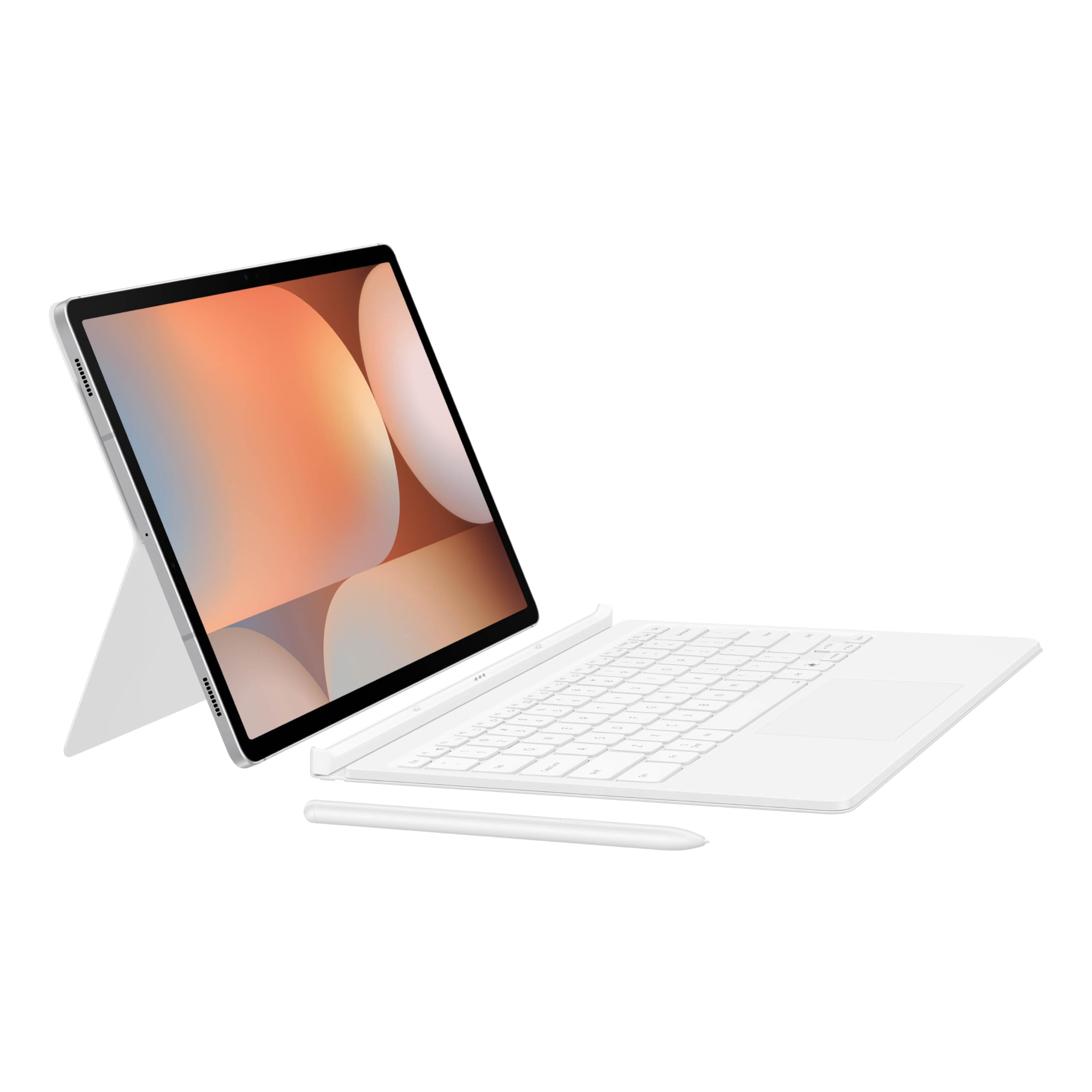 SAMSUNG Galaxy Tab S10+ Book Cover Keyboard AI Key, Detachable Platform, PC-Like Experience, Adjustable Viewing Angles, Wireless Keyboard Sharing, US Version, White