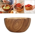 thumbnail image 4 of Ensaladera redonda de madera, utensilios de cocina para el hogar y restaurantes, ideal para mezclar arroz y fideos. El 12x6cm, 4 of 9