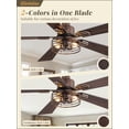 thumbnail image 2 of Ventilador de Techo Fanbulous Rústico con Jaula y 42" de Doble Aspa, 2 of 8
