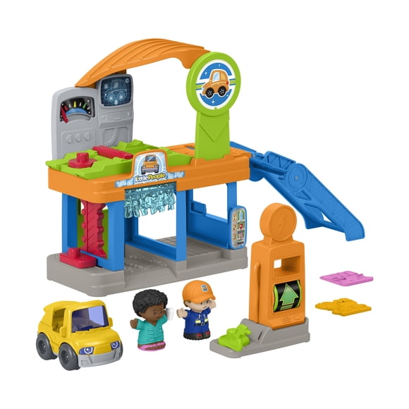 Centro de Actividades para Bebés Mattel Little People Estación de Servicio Divertida