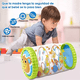 thumbnail image 3 of Rodillo Cilindro Inflable Para Bebé Estimulación Gateo Oso, Verde, 3 of 5