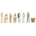 thumbnail image 2 of Juego de 8 adornos para pesebre | Adornos religiosos para pesebre navideño | Figuras de resina para pesebre | Adornos del nacimiento de Jesús, 2 of 5