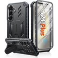thumbnail image 1 of wonima11 Lanhiem for Samsung Galaxy S8 Case, IP68 Waterproof Dustproof Case with Built-in Screen Protector, Rugged Full Body Shockproof Protective Phone Cover for Galaxy S8 (Black), 1 of 1