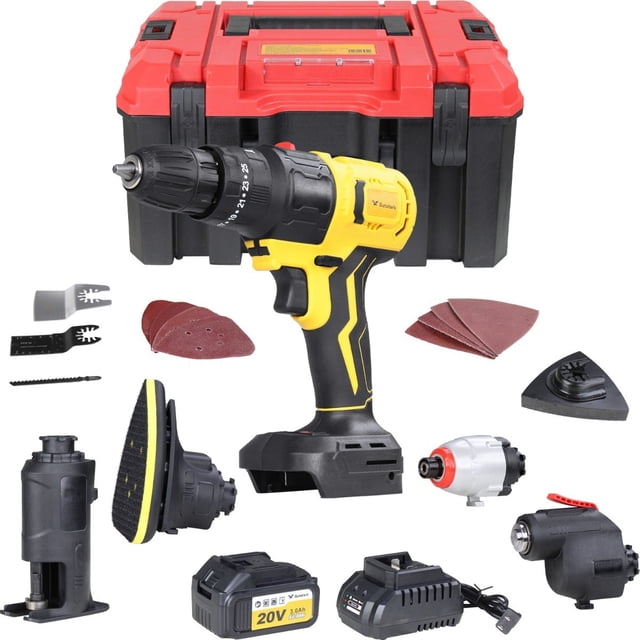 Taladro Inalámbrico Gutstark 5 en 1 20V