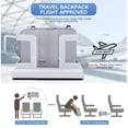 thumbnail image 3 of Mochila coofay ampliable para viajar en avión, 3 of 9