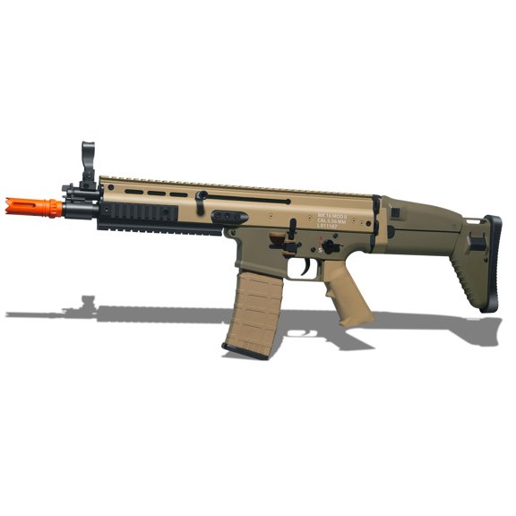 Lanzador de Bolas de Gel EMERBU SCAR 11.1V Cuerpo Metálico Tan