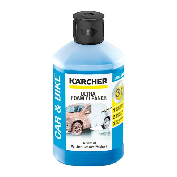 Shampoo para Autos y Bicicletas Karcher 3 en 1, 1 L