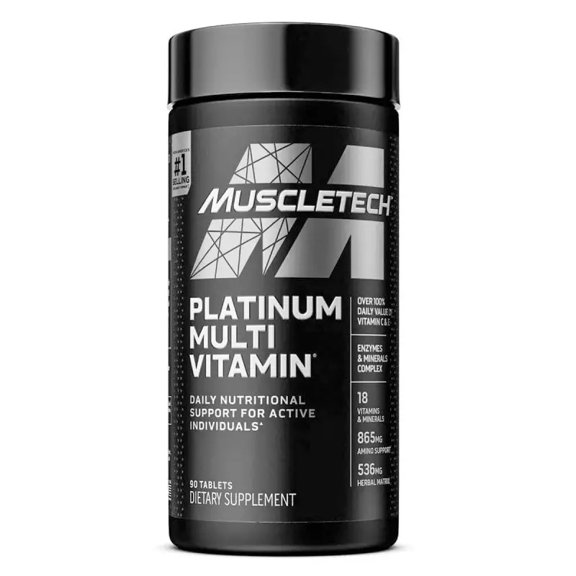 Vitaminas Platinum Muscletech Multi-Vitamin 90 Caps