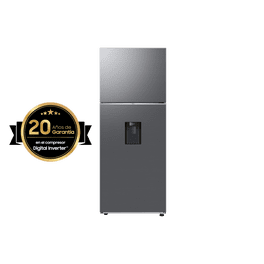 Refrigerador Top Mount 12 pies cúbicos, Fábrica de hielos, Acero elegante - Acero Acero Samsung Refrigerador Top Mount 12 pies cúbicos, Fábrica de hielos, Acero elegante