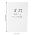 thumbnail image 2 of unbranded 64 Sheets Hojas De Para Planificador Semanal 2027 Papel Compatible Con Agenda De Anillas, 2 of 8