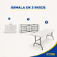 thumbnail image 4 of Mesa plegable de Plástico Styrka Tipo Portafolio 1.80x70 3p, 4 of 7