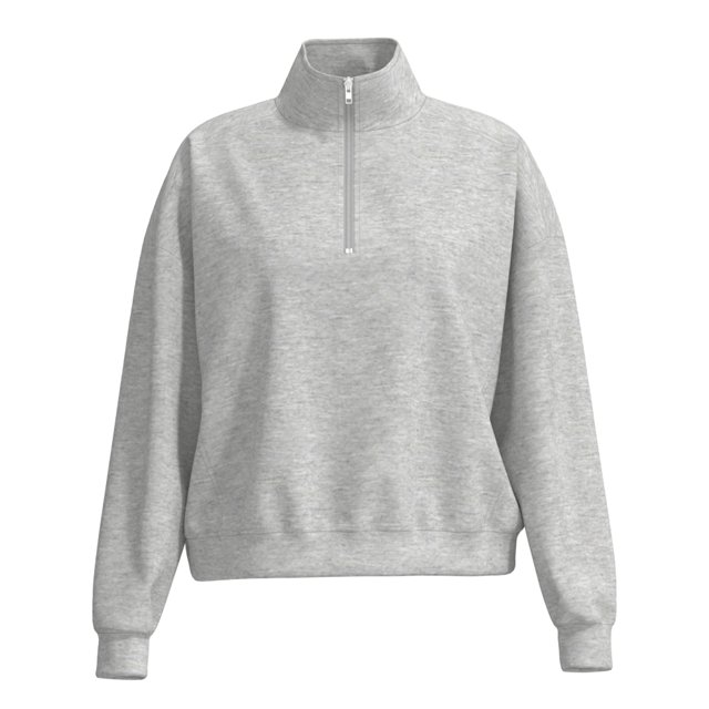 Sudadera George para mujer, con Cierre Gris Talla EG
