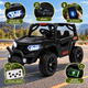 thumbnail image 2 of Carro Electrico Montable para niños con Control Remoto y Manejo Directo Auto Negro con USB Bluetooth Luces Bocina y Musica, 2 of 6