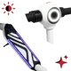 thumbnail image 2 of Scooter Eléctrico para Niños con Luces LED Batería de 24V 15 km/h Freno Eléctrico Ruedas de Goma, 2 of 7