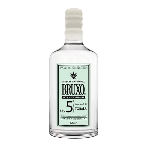 Mezcal Bruxo No.5 agave 100% tobalá 750 ml
