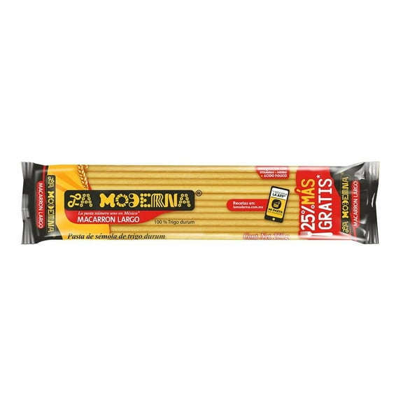 Pasta de macarrón largo La Moderna 250 g
