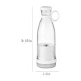 thumbnail image 3 of Vaso batidor portátil | Mini batidora recargable para batidos de frutas | Botella mezcladora inalámbrica USB-C para bebidas proteicas y papillas, 3 of 5