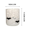 thumbnail image 3 of CaiYueKe Halloween Icon Glass Cups - Pumpkin, Ghost, Bat, Cat Icon Juice Glasses Double Old Fashioned Drinking Cups - Ideal for Halloween Party Decoration, Friends Lovely Gifts, 3 of 7
