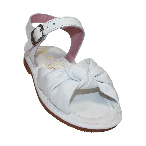 SANDALIA CASUAL KINDER NIÑA BLANCO PIEL 6647