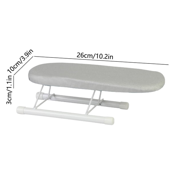 Imagen 6 de Ohmyroo Compact Foldable Mini Ironing Board for Sleeves and Collars, Portable Travel Ironing Pad with Heat-Resistant Cover for Garment Touch-Ups