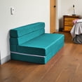 thumbnail image 1 of Sofá Cama Plegable - Queen Size - Verde Petróleo Home Memory Foam SOFA CAMA COZY, 1 of 11