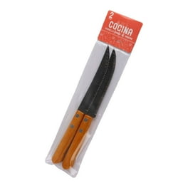 Cuchillo Prichos Para Cocina o Asador Mango de Madera Kit 2 Piezas