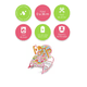 thumbnail image 3 of silla vibradora mecedora de bebe musical color rosa, 3 of 4