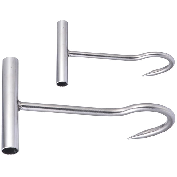 SKISUNO 2Ud Accesorios Para Freidor De Pavo En T De Acero Inoxidable
