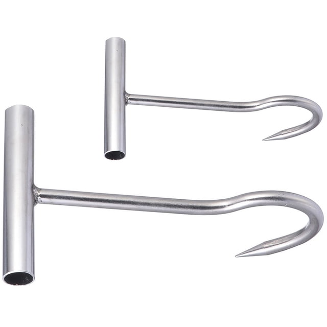SKISUNO 2Ud Accesorios Para Freidor De Pavo En T De Acero Inoxidable