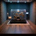 thumbnail image 2 of perfecl Mini Metal Drum Kit Collectible Tiny Drum Set Ornament Fine Craft Display Music Decor, 2 of 7