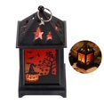 thumbnail image 4 of Billuyoard Lámpara de fiesta, farol de Halloween, luz LED, accesorios para festivales, funcionamiento con batería, exquisito tamaño compacto, suministros Iluminación navideña patrón de calabaza, 4 of 6