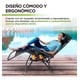 thumbnail image 4 of Silla Camastro Reclinable Gravedad 0 Plegable Jardin Playa azul, 4 of 9