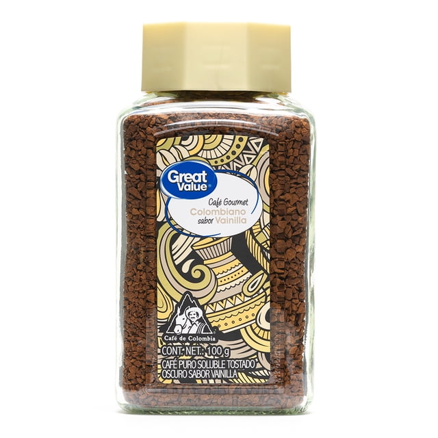 Café puro soluble Great Value Vainilla 100 gr