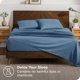 thumbnail image 3 of Juego de fundas de almohada Bare Home colección Premium 1800 cierre tipo sobre tamaño Queen azul corona 2 unidades, 3 of 6