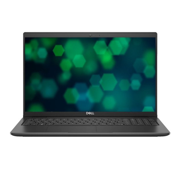 laptop dell latitude 3520- 15" Reacondicionado. Portátil empresarial frontal centrado con pantalla LED 15.6" Full HD (1920 x 1080), teclado completo y cámara web; especificado con Intel Core i7-1165G7 11a gen, 16 GB DDR4, SSD 512 GB y gráficos Intel Iris Xe. A menudo usado como estación móvil de trabajo.