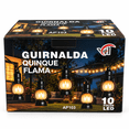 thumbnail image 3 of Guirnalda de quinque con flama, 10 focos leds, 5 metros, uso exterior e interior, AP103, 3 of 5