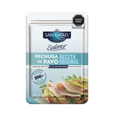 Jamón de Pechuga de Pavo San Rafael Balance 250g rebanadas escalonadas