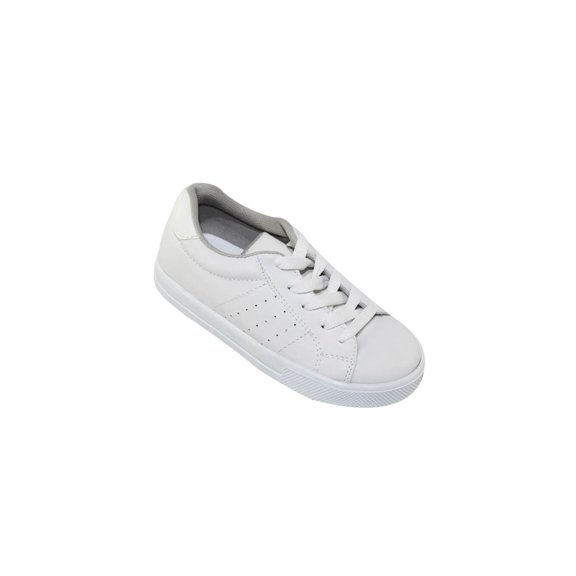 TENIS ESCOLARES COLEGIALES KINDER NIÑA PIEL NAPA BLANCO 8202