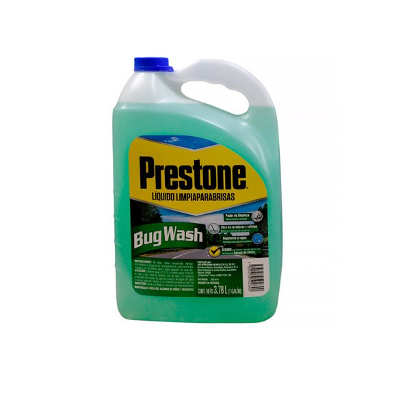 Liquido Limpiaparabrisas Prestone Bug Wash Bug Wash 3.78 Litros