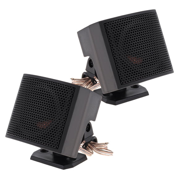 KALLORY 2Ud De Voz Para Auto 500W Negro Con De Sonido Suave Y Base Estable