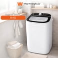 thumbnail image 2 of Secadora Centrífuga White-westinghouse Capacidad 8 Kg, Tapa Abatible De Cristal Templado, 2 of 10