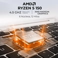 thumbnail image 3 of Laptop ASUS Vivobook 15 D1502NAQ AMD Ryzen 5 150 Radeon 660M 24GB DDR5 512GB SSD Pantalla 15.6" IPS FHD Teclado Español, 3 of 6